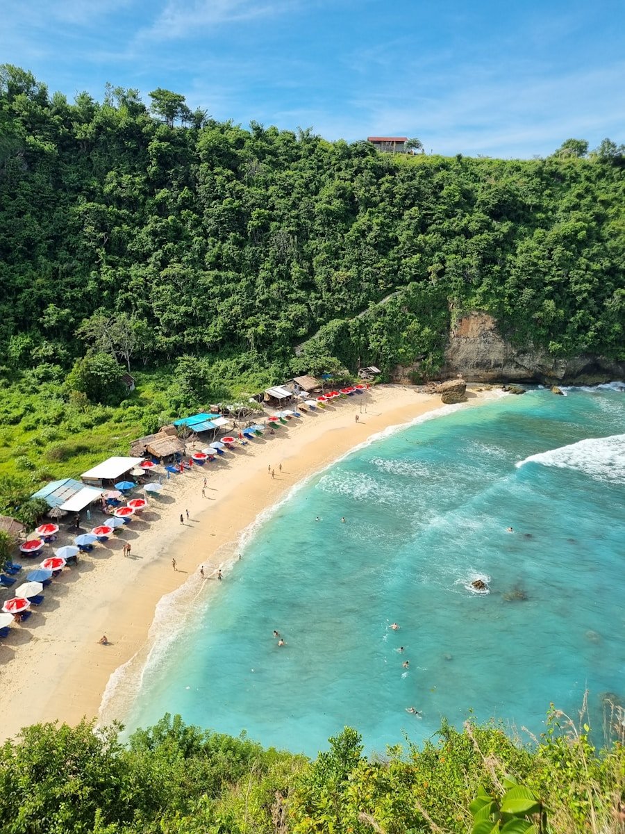 Beautiful beach with crystal clear turquoise water.